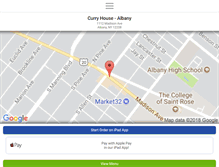 Tablet Screenshot of curryhousealbanyny.com